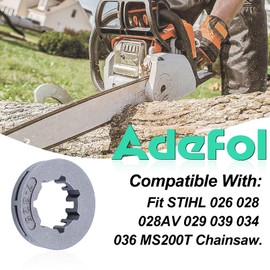Adefol 325" 7T Chain Drive Rim Sprocket for STIHL 026 028 028AV 029 039 034 036 MS200T 0000-642-1236 640200010
