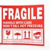 Creve Cell FRAGILE Flagile Sticker Labels Small 9x5cm Waterproof Glossy