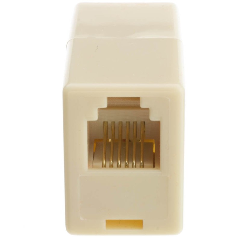 PCCONNECT RJ11 / RJ12, 6P6C, (Reverse) Telephone Inline Coupler