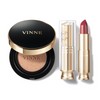 Vienna Vinne Radiance Makeup 2-Piece Set (Essence Radiance Cushion Original (SPF50+ PA++++) + Plumping Glow Vegan Lip Balm) / 빈느 광채 메이크업 2종세트 (에센스 광채 쿠션 본품 (SPF50+ PA++++)+플럼핑 글로우 비건 립밤)