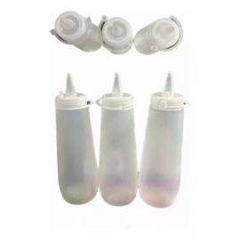 Botella Dispensadora De Salsa, Catsup,mostacero 450 Ml 100pz