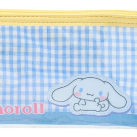 Sanrio 642479 Clear Pen Case, Cinnamon Roll, PVC, Laminated Cotton, Recommended Age: 3 years and up