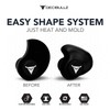 Decibullz - Custom Molded Earplugs, 31dB Highest NRR, Comfortable Hearing