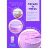 PME Create N Press Message Set, White, 28 x 12