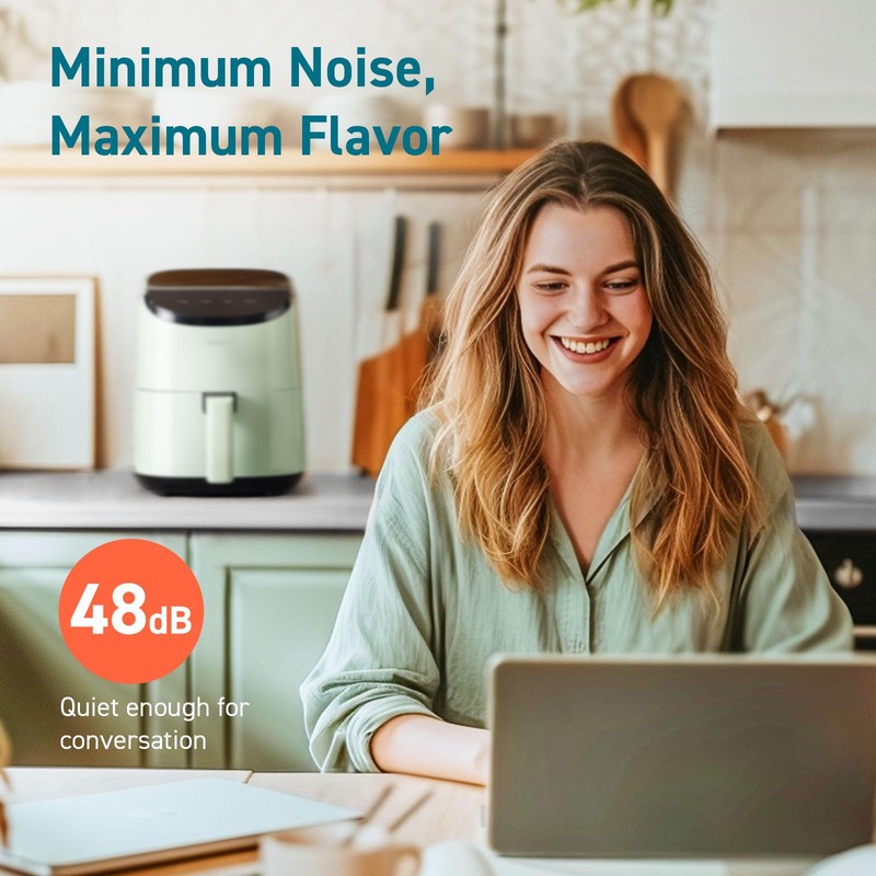 COSORI Air Fryer 2.1 Qt, 4-in-1 Small Mini Airfryer, Bake,