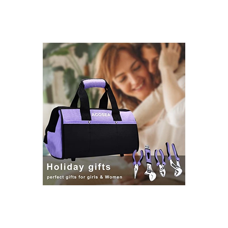 ACOSEA Purple Tool Set,223-Piece Tool Sets for Women,Tool Kit with