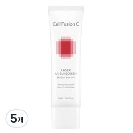 Cellfusionc Laser UV Sunscreen SPF50+ PA++++, 50ml, 5 pieces / 셀퓨전씨 레이저 유브이 썬스크린 SPF50+ PA++++, 50ml, 5개
