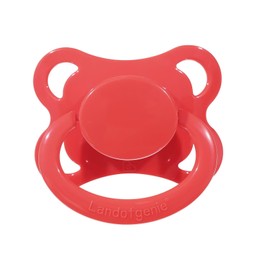 Landofgenie Adult Size Large Shield Pacifier Shaped Cute Pacifier Red