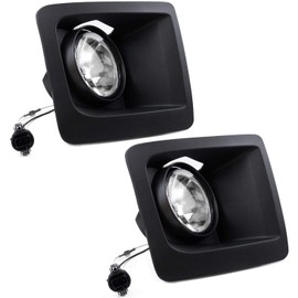 RP Remarkable Power, FL7086 Fit For 2014 2015 2016 Sierra 1500 Fog Lights Clear Lens Bumper Lamps Set NEW