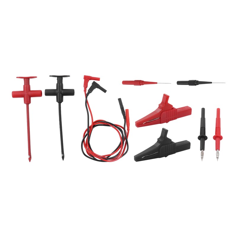 Multimeter Test Leads Kit Crocodile Clip Banana Plug Probe for
