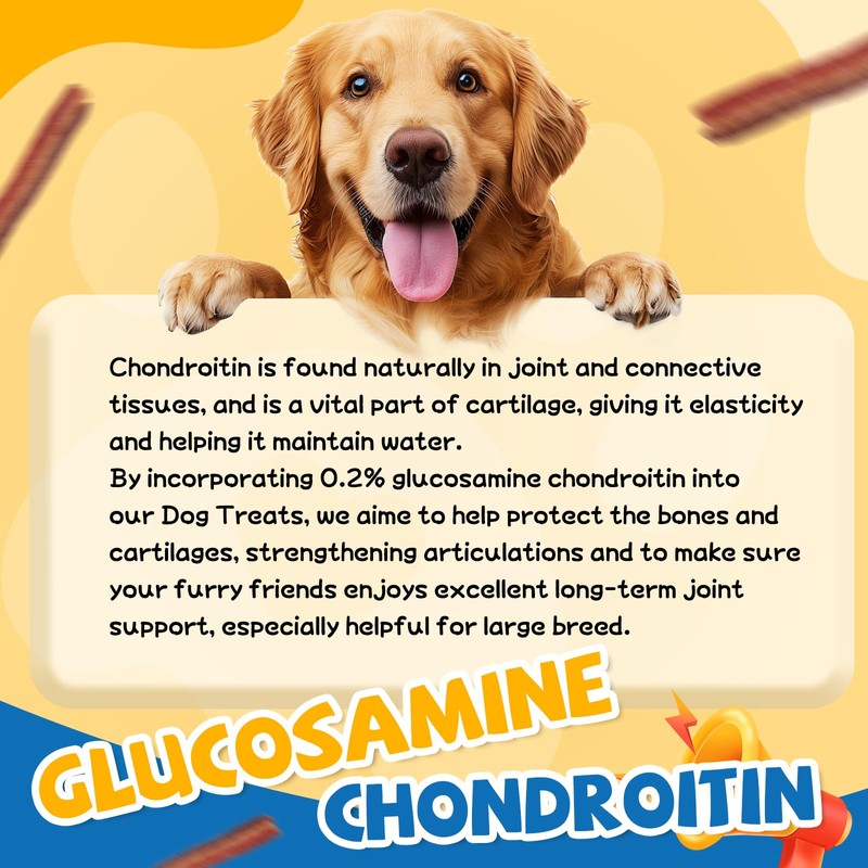 gazeupon Dog Jerky Treats,Triple Flavored Meat Strips for Dogs,Healthy Training