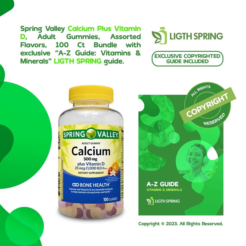 Calcium Plus Vitamin D, Adult Gummies, 500 mcg, 1000 IU,