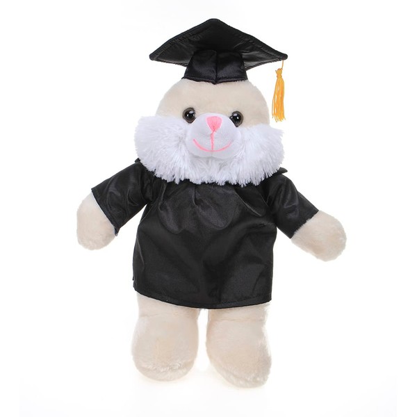 Made By Aliens Personalized Bunny with Graduation Cap & Gown