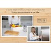 Engraved Ceramic Bread Box for Kitchen Countertop - Multipurpose Bread