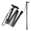 Moguxb Walking Sticks, Black, Foldable Walking Poles, 84-93 cm, Ultralight