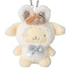 Sanrio 432571 Mascot Charm (Fluffy Snow Rabbit) Pom Pom Pudding