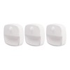 3pcs Wireless Battery Powered Motion Sensor Night Light 6.56ft Detecting