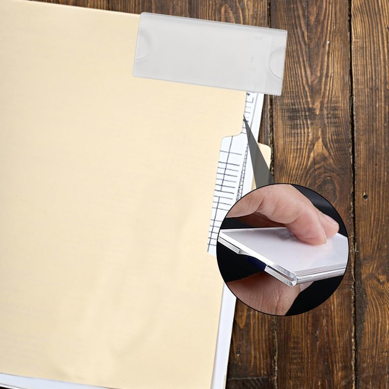 PERFETSELL Pack of 10 Name Badges Magnet Black