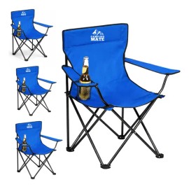4 Sillas Plegables De Playa, Campamento Y Exteriores.