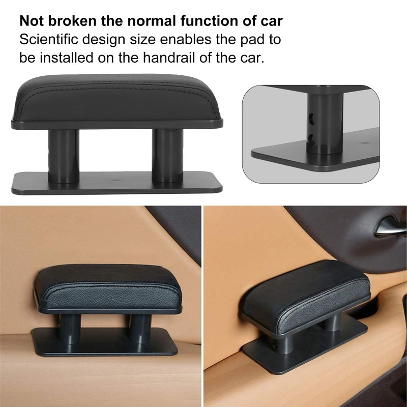 Car Adjustable Armrest Left Elbow Support Bracket Pad AntiFatigue AntiSlip