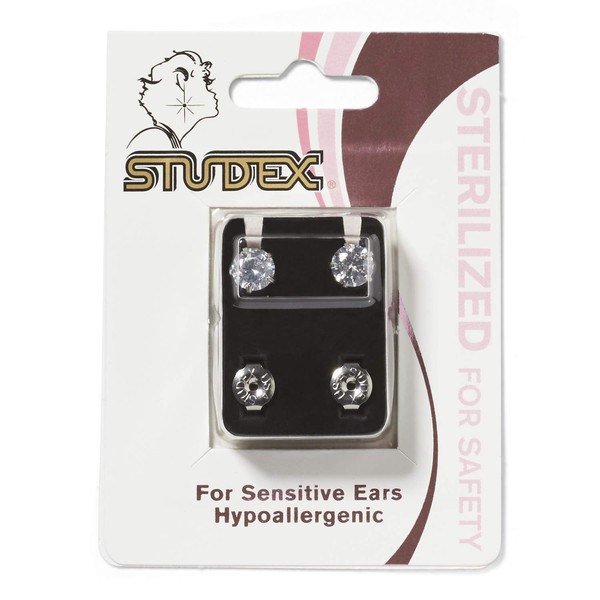 Studex Super Maxi Cubic Zirconia Ear Piercing Earrings
