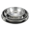8pcs Stainless Steel Plates and Bowls Set Camping Dinner Dish