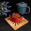 Creative Home Square Hot Trivet Wood | 19.5 x 19.5