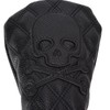 PU Leather Golf Wood Head Covers Waterproof Golf Skull Pattern