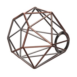 ledscom.de RETRA Table Lamp Switch Matte Bronze E27 Socket Cage Shade Bronze