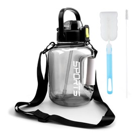 SRJQXH Sports Water Bottle, Gym, 1.8 L Water Bottles with Straw, Stay Hydrated Bottle, Applicable to Gym, School, Sports, Cycling and Camping