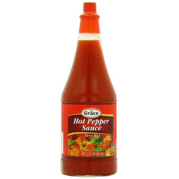 Grace Hot Pepper Sauce 12 FL oz (3 Pack)