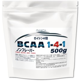 JAY&CO. Leucine 4x BCAA Unprocessed Powder 17.6 oz (500 g)
