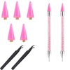 BCQTD 9 Pcs Kit Rhinestone Picker Tool & Pen,Dual-Ended Nail