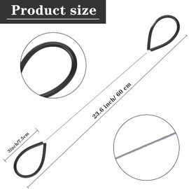 2 Pieces Clay Cutters Wire Steel Wire Cutting Pottery Tools with Black and Blue Plastic Handle for Clay Artists Cheese Dough Sculpting Pottery Tools