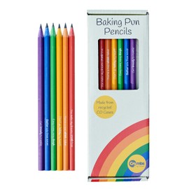Crumbs by Collette Baking Pun Pencils - Boxed Gift Set of 6