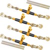 Ratchet Chain Binder, 3/8"-1/2" Heavy Duty Load Binders, 4 Pc