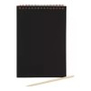 Papelería LAXIA 12pz De Libretas Mágicas Negra Tamaño Media Carta