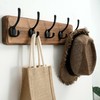 SKOLOO Rustic Wall Mounted Coat Rack, Case of 2, Pine