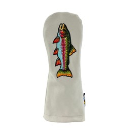 Rainbow Trout Hand Embroidered Fairway wood golf club headcover by Sunfish