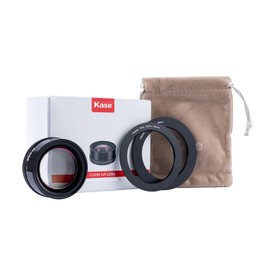 KASE MC Close up +2 Add On Macro Lens 49mm w 62mm & 67mm Step Down Adapters