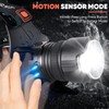 Headlamp Rechargeable,Super Bright Led Head Lamp With Motion Sensor,10 Modes,125°Adjustable