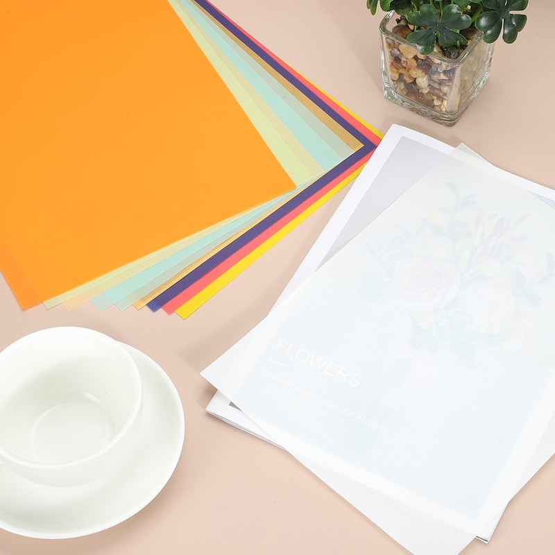 PATIKIL 60 Sheets Vellum Paper 8.5"x11" Printable Translucent Paper 100GS