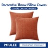 MIULEE Pack of 2 Fall Burnt Orange Throw Pillow Covers