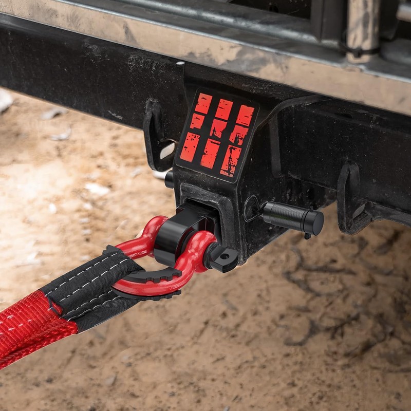 Nilight Anti-Theft Shackle Hitch Receiver 2Inch 45000 LBs Breaking Strength