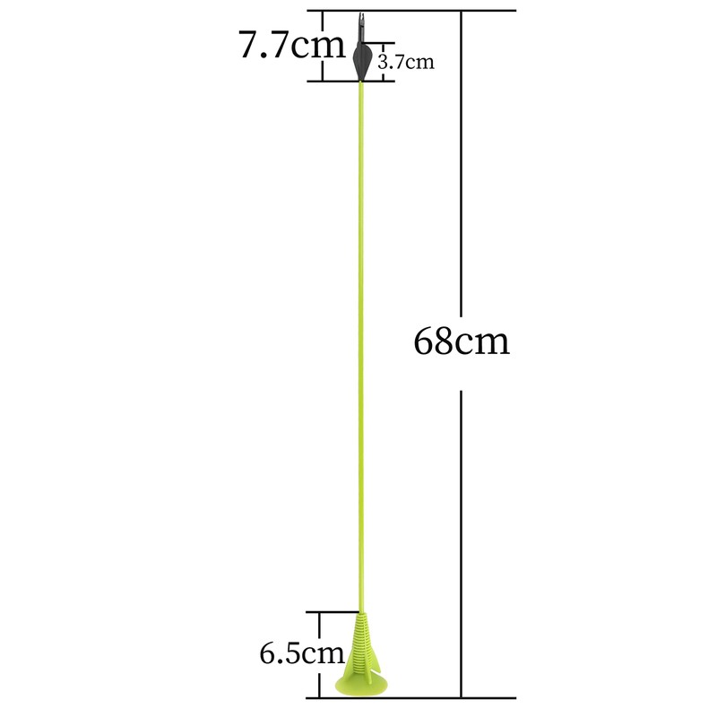 AMEYXGS 27" Fiberglass Sucker Arrows Youth Arrow Safe Suction Cup