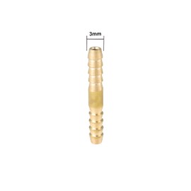 LTWFITTING Brass Reducing Piece for Hose Connection 3 mm Hose Inner Diameter (Pack of 30)