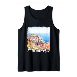 Manarola Cinque Terre Italy Travel Vacation Souvenir Tank Top