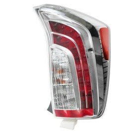 TRQ Right Rear Tail Light Assembly Compatible with 2012-2015 Toyota Prius