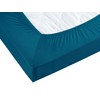 Visaggio Microfibre Fitted Sheet 90-100 x 200 cm Petrol Microfibre
