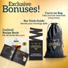 Elite Mixology Bartender Kit 20-Piece Boston Cocktail Shaker Set for